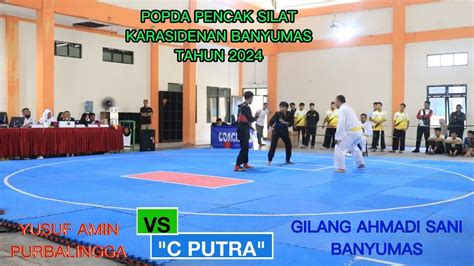 Popda Pencak Silat Karasidenan Banyumas Yusuf Amin Purbalingga