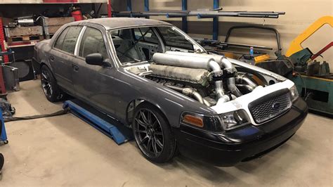 The 2500bhp Twin Turbo Tank Engined Crown Vic Lives Top Gear