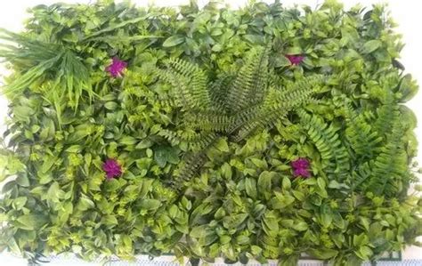 PP Green Artificial Vertical Grass Mat Indoor Mat Size 2x2 Feet At