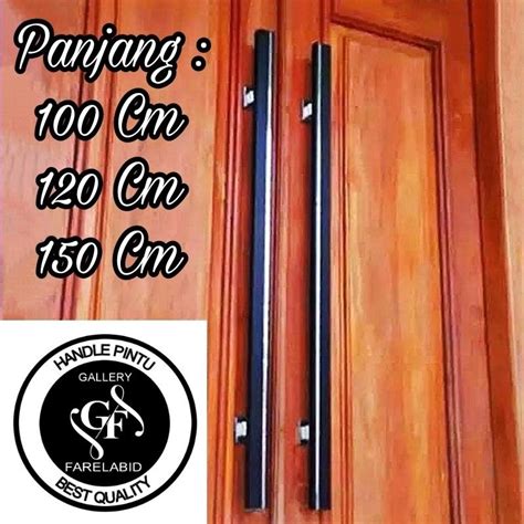 Jual Handle Pintu Rumah Stainless Steel 150 Cm Gagang Pintu 2 Daun 120