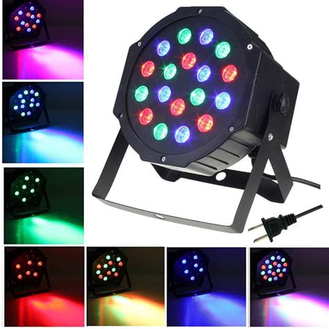 Ktaxon Par Lights, 18 LED Party Lights DJ Disco Lights Sound Activated ...