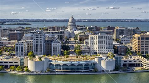 The Capitol Dome Office Buildings And Convention Center Madison