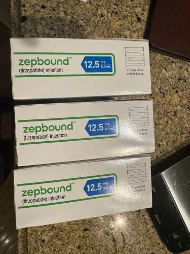 Zepbound Tirzepatide 4 Pens Of 2 5mg 5mg 7 5mg 10mg 12 5mg 15mgmg