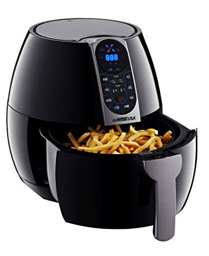 Gowise Usa 3 7 Quart Programmable Air Fryer With 8 Cook Presets Gw22638 Black Pricepulse