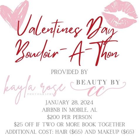 Valentines Day Boudoir A Thon By Kayla Rose Photography Downtown Mobile Alabama 28 January 2024