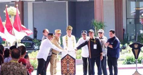 Presiden Jokowi Resmikan Bandara Singkawang Dan Penyerahan Bantuan