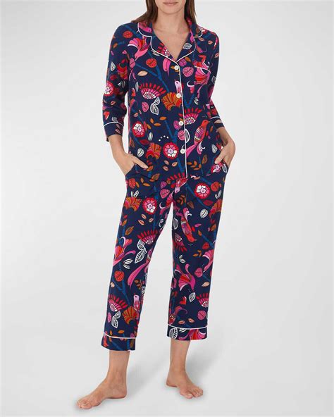 Buy Trina Turk X Bedhead Pajamas Cropped Floral Print Pajama Set