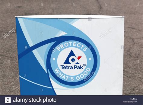 Viby Dinamarca De Agosto El Logotipo De Tetra Pak Tetra