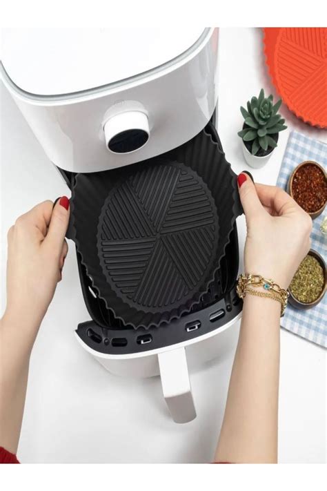 icon line Tüm Airfryer lara Uyumlu Silikon Pişirme Kabı Airfryer