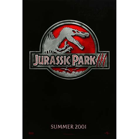 Jurassic Park Iii Movie Poster 29x41 In