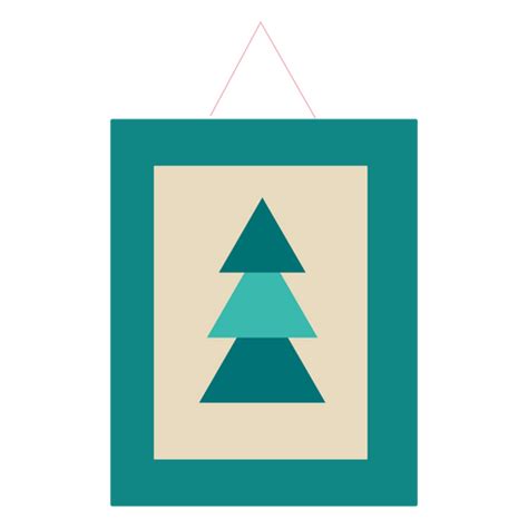 Christmas Tree Hanging Frame Png And Svg Design For T Shirts