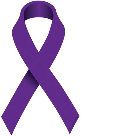 Purple Awareness Ribbon Png 1112733