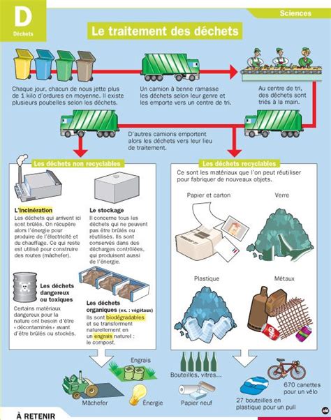 Educational Infographic Fiche Expos S Le Traitement Des D Chets