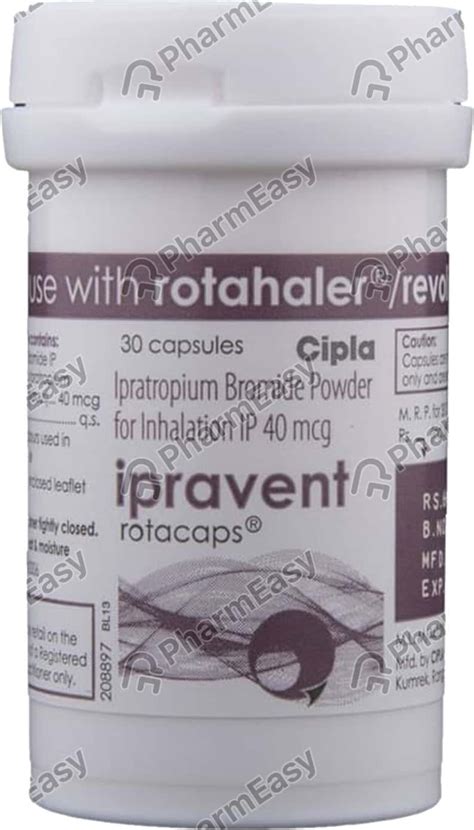 Buy Ipravent Mcg Rotacap Online At Flat Off Pharmeasy