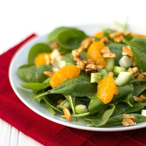 Mandarin Orange and Spinach Salad