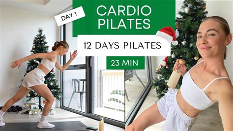 23 Min CARDIO PILATES 12 Days Of Pilates Day 1 HIIT YouTube