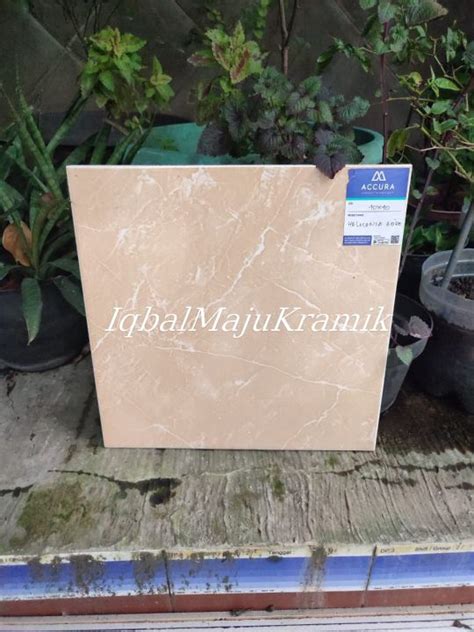 Keramik Lantai 40x40 HELICONIA BEIGE GLOSSY ACCURA Lazada Indonesia