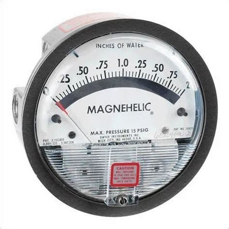 Inch Mm Magnehelic Differential Pressure Gauge To Inches