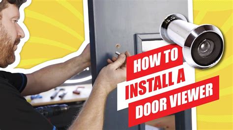 How To Install A Door Viewer DIY Know How YouTube