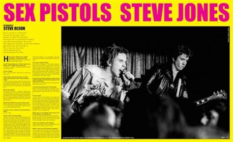 Juice Magazine Steve Jones Sex Pistols Juice Magazine