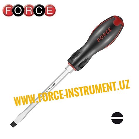 Отвёртка шлицевая ударная 5.5 мм Force