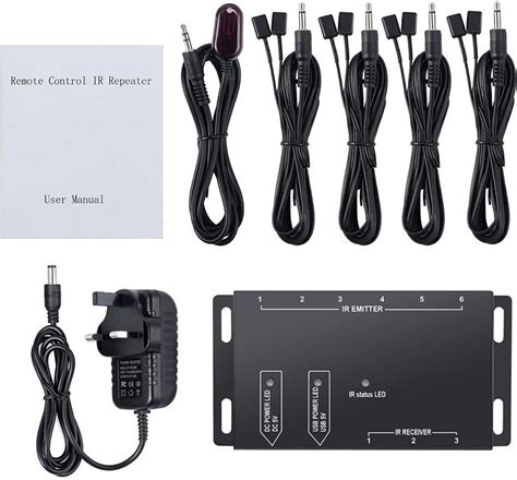 Neoteck IR Repeater 1 Receiver 8 Emitters Hidden IR Repeater System