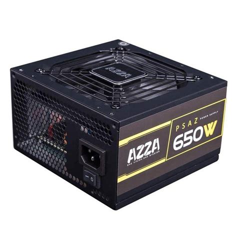 Fonte Gamer Azza 650w 80 Plus Bronze Pfc Ativo Psaz 650w Casas Bahia