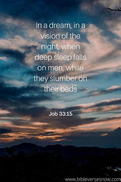 Helpful Bible Verses On Dreams And Visions Bible Verses Of The Day