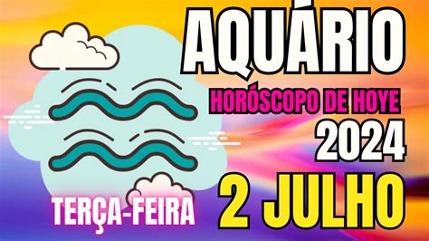 🤩 𝐔𝐦 𝐏𝐫𝐞𝐬𝐞𝐧𝐭𝐞 𝐈𝐧𝐞𝐬𝐩𝐞𝐫𝐚𝐝𝐨 🎁💫 Horóscopo Do Dia De Hoje Aquário ♒2 De Julho 2024🔮 Youtube