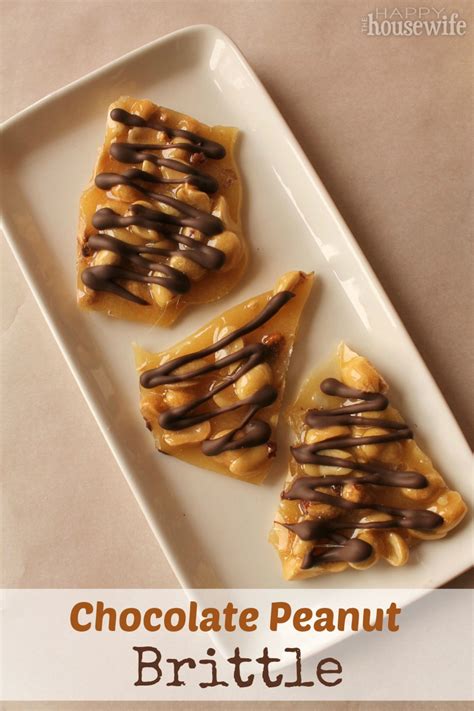 Chocolate Peanut Brittle - The Happy Housewife™ :: Cooking