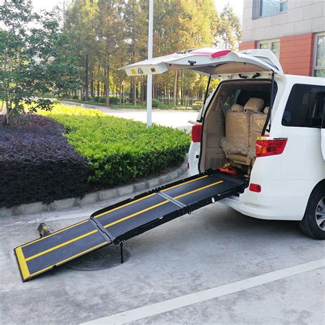 Manual Wheelchair Ramp Foldable For Wheelchair Users Load 350kg China Ramp And Manual Ramp