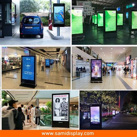 Floor Standing 55 Inch Outdoor Digital Signage Display