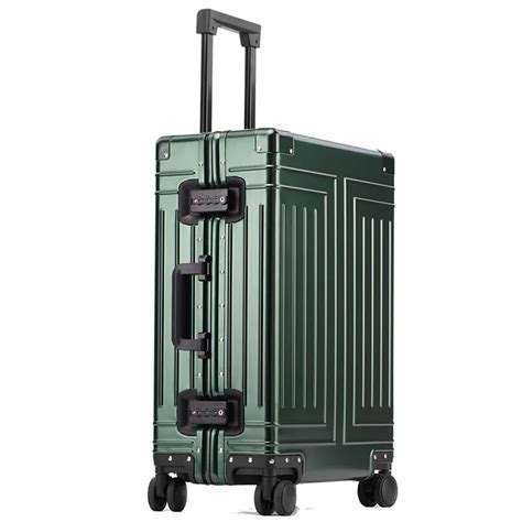 All Aluminum Magnesium Alloy Luggage Trolley Case Frame Metal Luxury