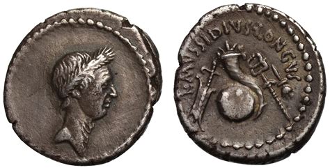 Julius Caesar, silver Denarius. | Roman Imperial Coins