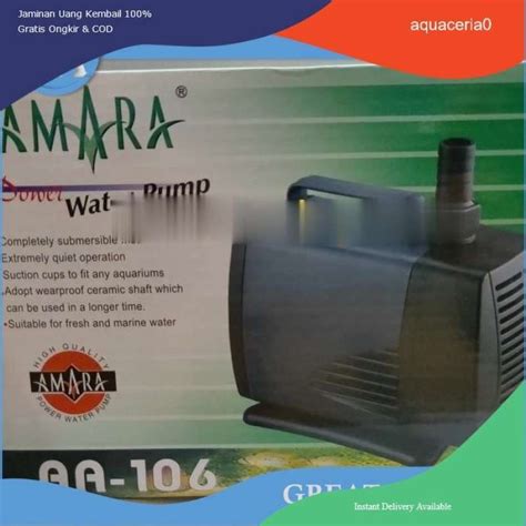 Promo Pompa Air Celup Kolam Ikan Aquarium Amara Aa Aa Hidroponik