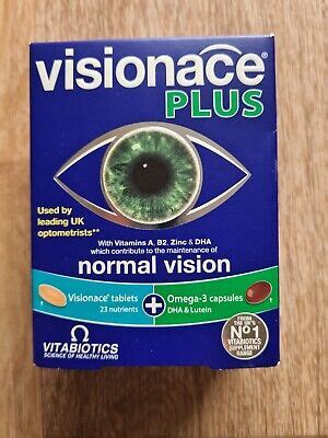 VITABIOTICS VISIONACE PLUS For Healthy Eyes Good Vision 56 Tablets