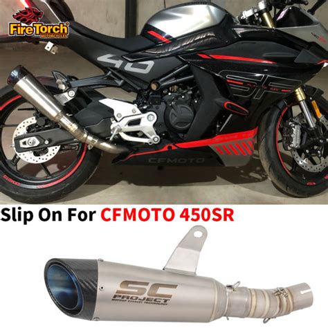 Slip On For Cfmoto Sr Motorcycle Exhaust System Retrofit