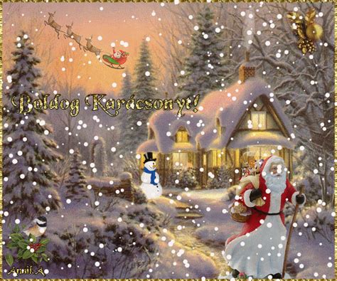 Christmas Scene Gif Images