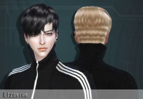 Sims 4 Ccs The Best Male Hair By Elzasims Sims Hair Sims 4 Hair Male Mens Hairstyles