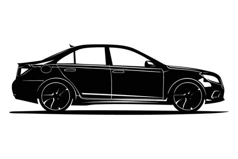 Sedan Car Silhouette Vector Art At Vecteezy