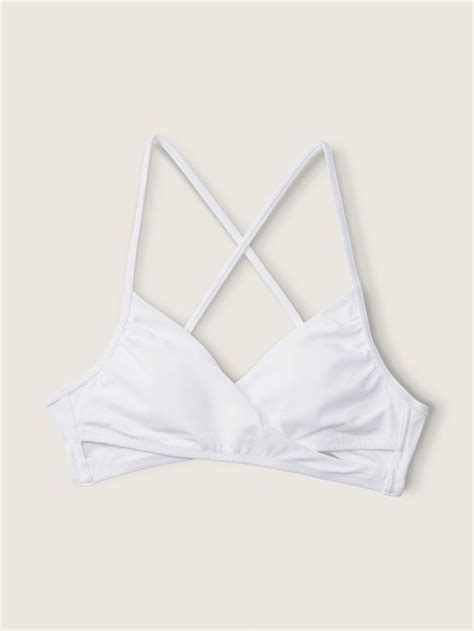 Vücudu Saran Bikini Üstü Optik Beyaz VS Victoria s Secret PINK