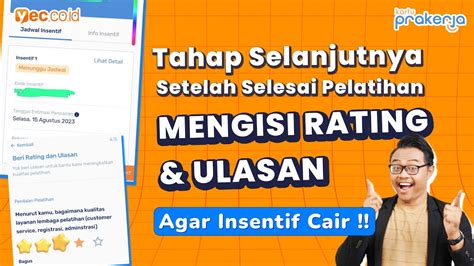 Tahapan Setelah Selesai Pelatihan Agar Insentif Prakerja Cair Isi