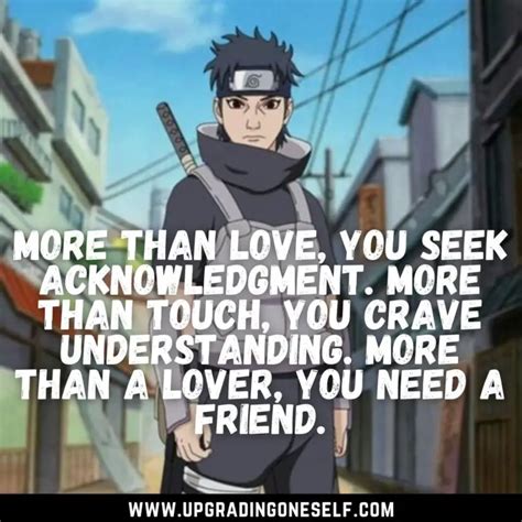 Shisui Uchiha quotes - Upgrading Oneself