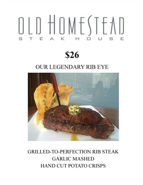 The Old Homestead Steakhouse | Iconic NYC Steakhouse