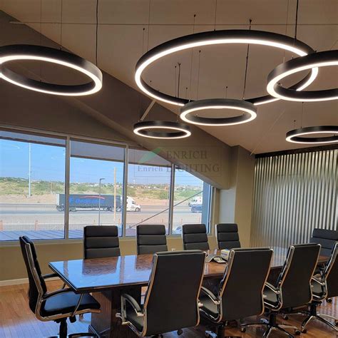 mm mm width led circle ring light suspended led pendant light