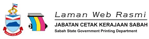 Laman Web Rasmi Jabatan Cetak Kerajaan Sabah