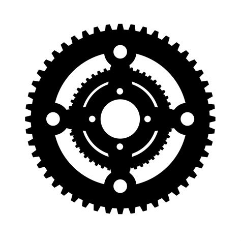 Gear Icon Illustration Stock Vector 17346569 Vector Art At Vecteezy