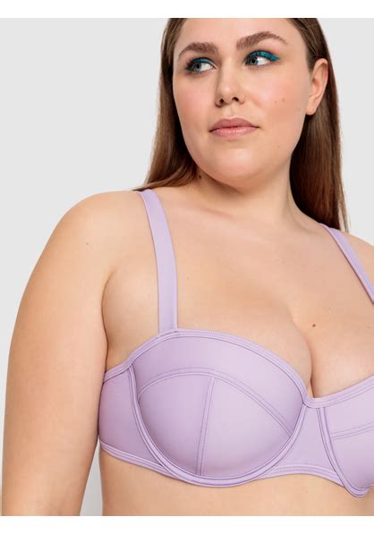 LSCN by LASCANA Bügel Bikini Top Gina lila Cup E 36