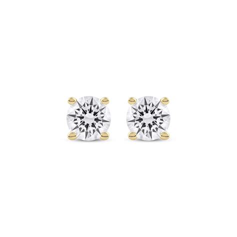 Kay Lab Grown Diamonds Round Cut Solitaire Stud Earrings 1 Ct Tw 14k