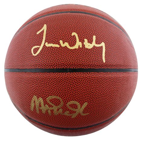 Magic Johnson & James Worthy Signed NBA Basketball (Johnson) | Pristine ...